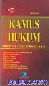 Image of Kamus Hukum Internasional & Indonesia