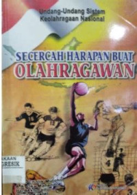 Image of Secercah harapan buat olahragawan