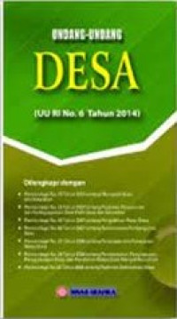 Image of Undang-Undang RI Tentang Desa & Peraturan Pemerintah RI