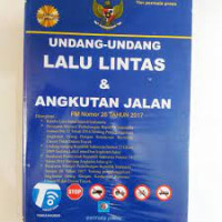 Image of UU Lalu Lintas & Angkutan Jalan